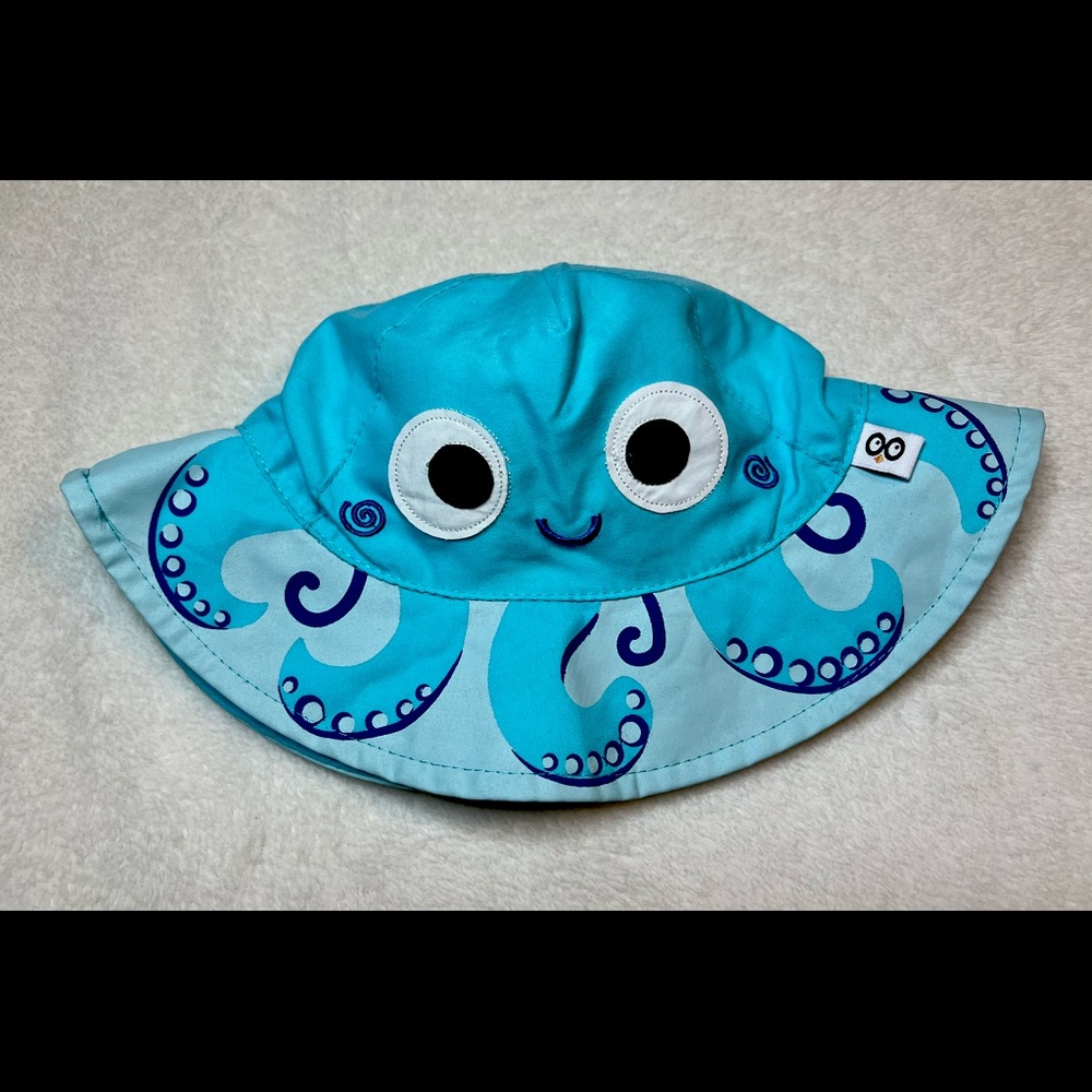 Zoocchini UPF50 Baby Sunhat Octopus - Small (3-6months)